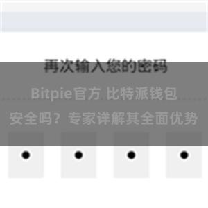 Bitpie官方 比特派钱包安全吗？专家详解其全面优势