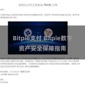 Bitpie支付 Bitpie数字资产安全保障指南