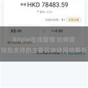 Bitpie在线管理 比特派钱包支持的主要区块链网络解析