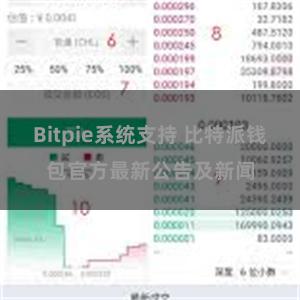 Bitpie系统支持 比特派钱包官方最新公告及新闻