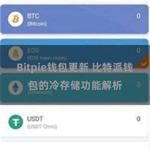 Bitpie钱包更新 比特派钱包的冷存储功能解析