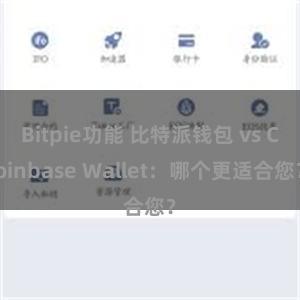 Bitpie功能 比特派钱包 vs Coinbase Wallet：哪个更适合您？