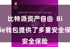 比特派资产自由  Bitpie钱包提供了多重安全保险